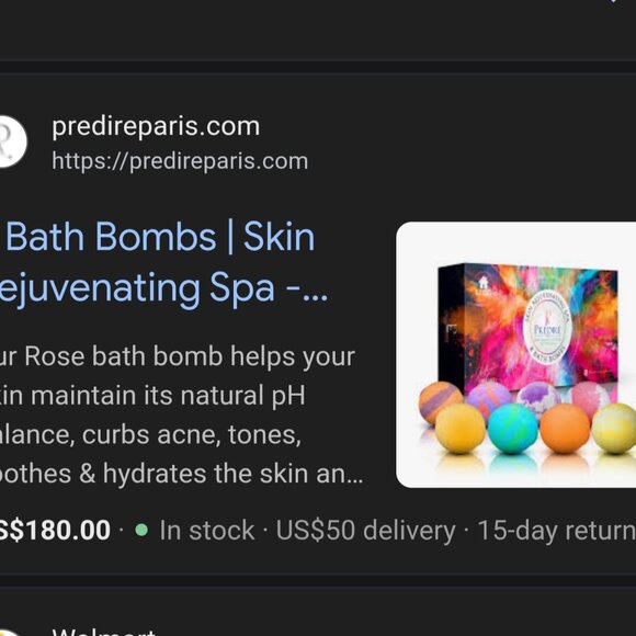 Predire Paris 8 Bath Bombs Skin Rejuvenating Spa - Picture 5 of 5